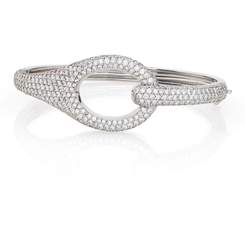 Pave Diamond Set Bangle