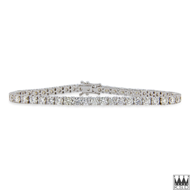 Diamond Tennis Bracelet in 18ct White Gold