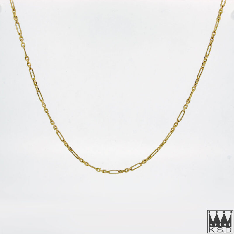 18ct Yellow Gold Figaro Chain