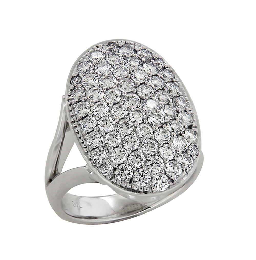Pave Diamond Set Ring