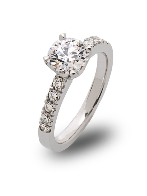 Round Brilliant Diamond Solitaire Ring