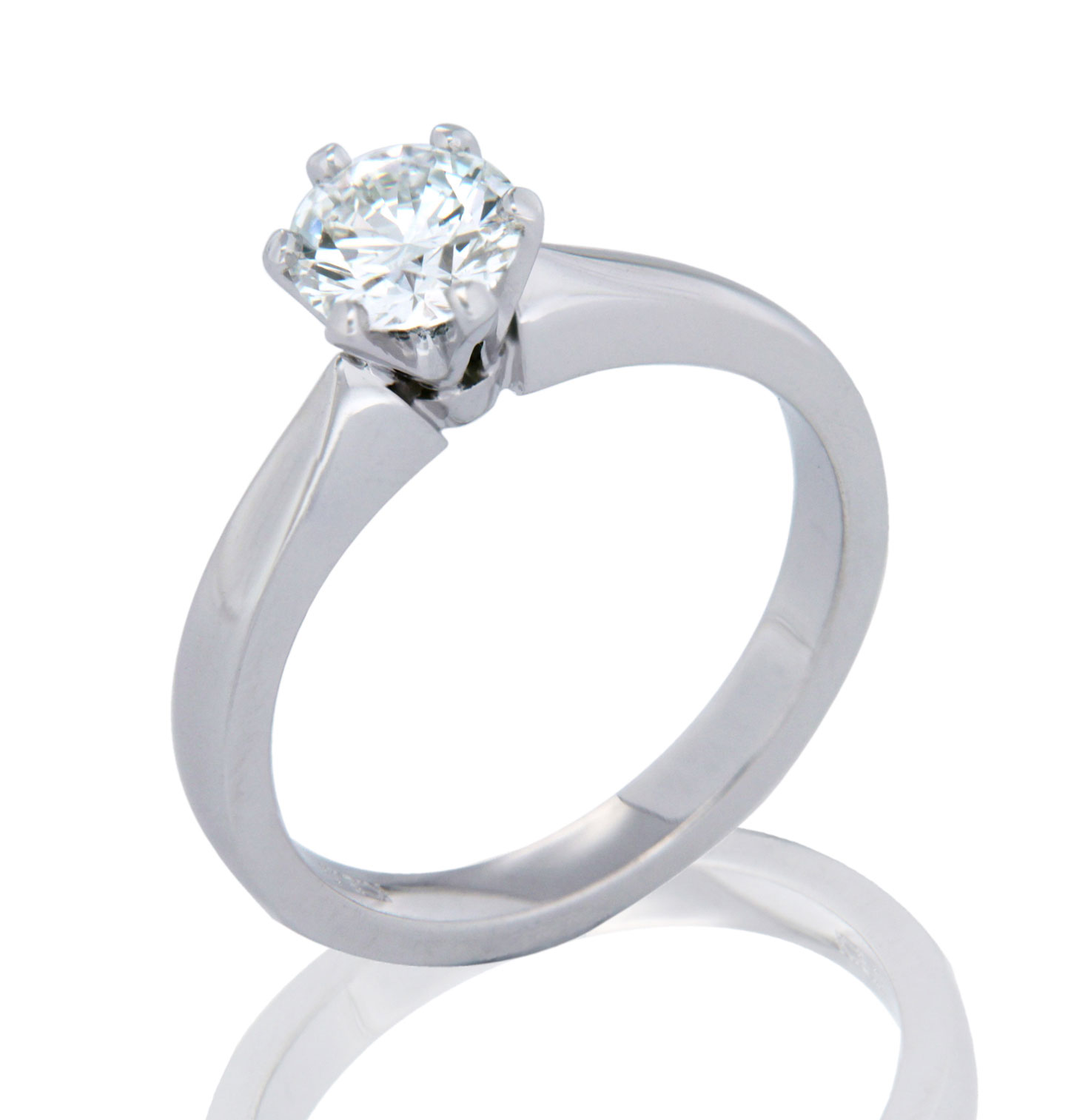 1ct Six Claw Solitaire Diamond Ring