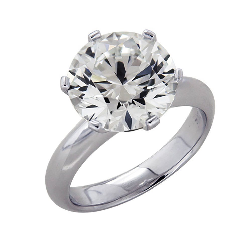 Six Claw Solitaire Diamond Ring