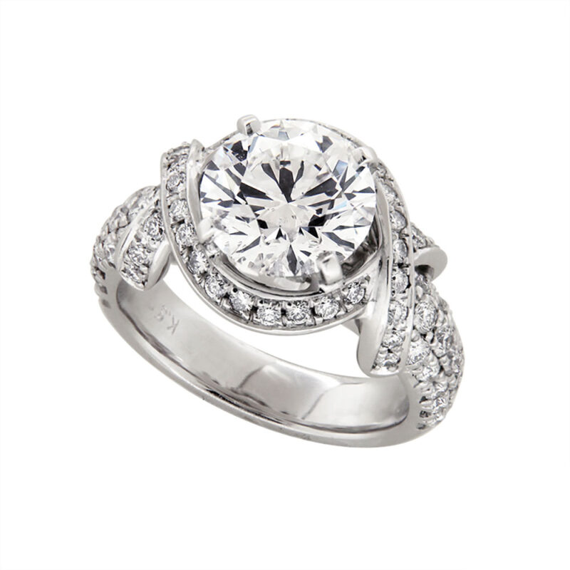 Round Brilliant Diamond Vintage Ring