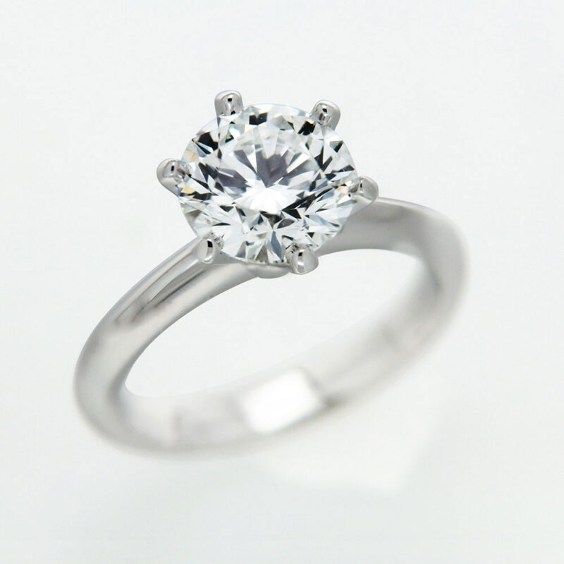 3ct Six Claw Diamond Solitaire