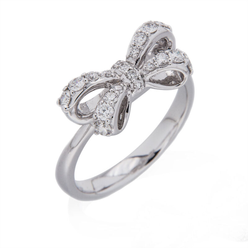 Diamond Bow Ring