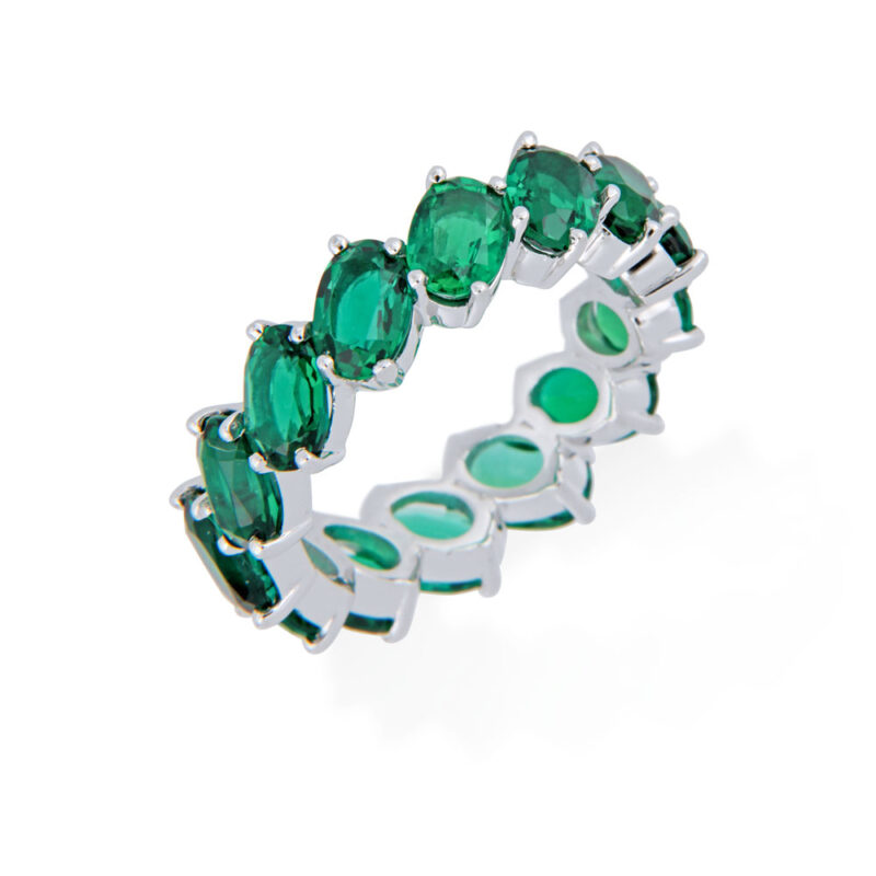 Biron Emerald Eternity Ring