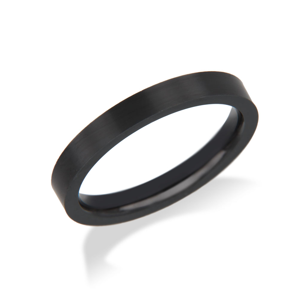 Black Zirconium Ring