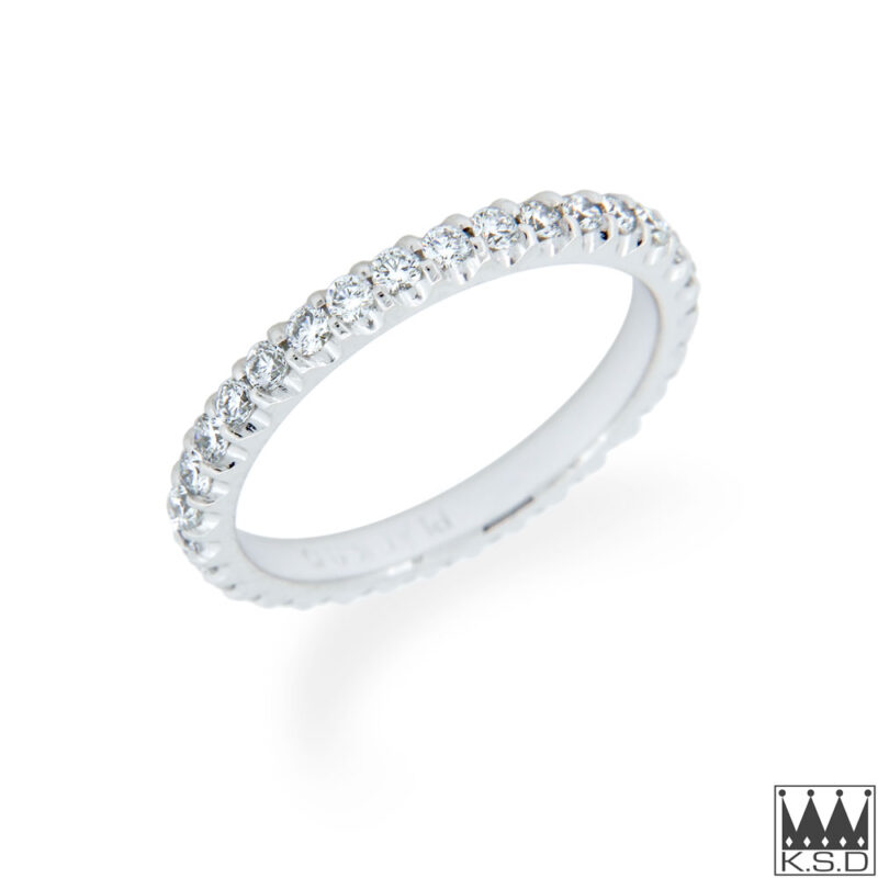 Diamond and Platinum Eternity Ring