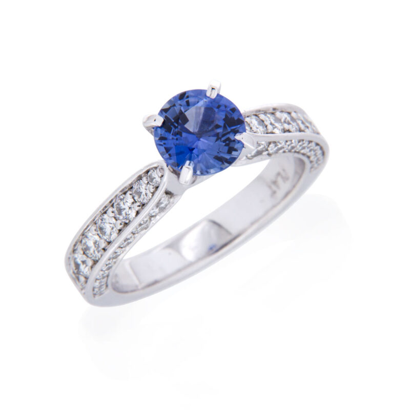 Sapphire and Diamond Ring