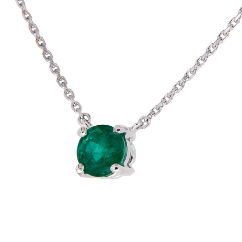 Single Emerald necklace