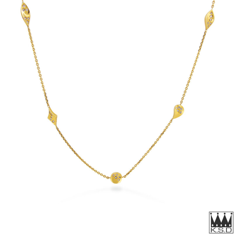 Art Deco Gold & Diamond Necklace