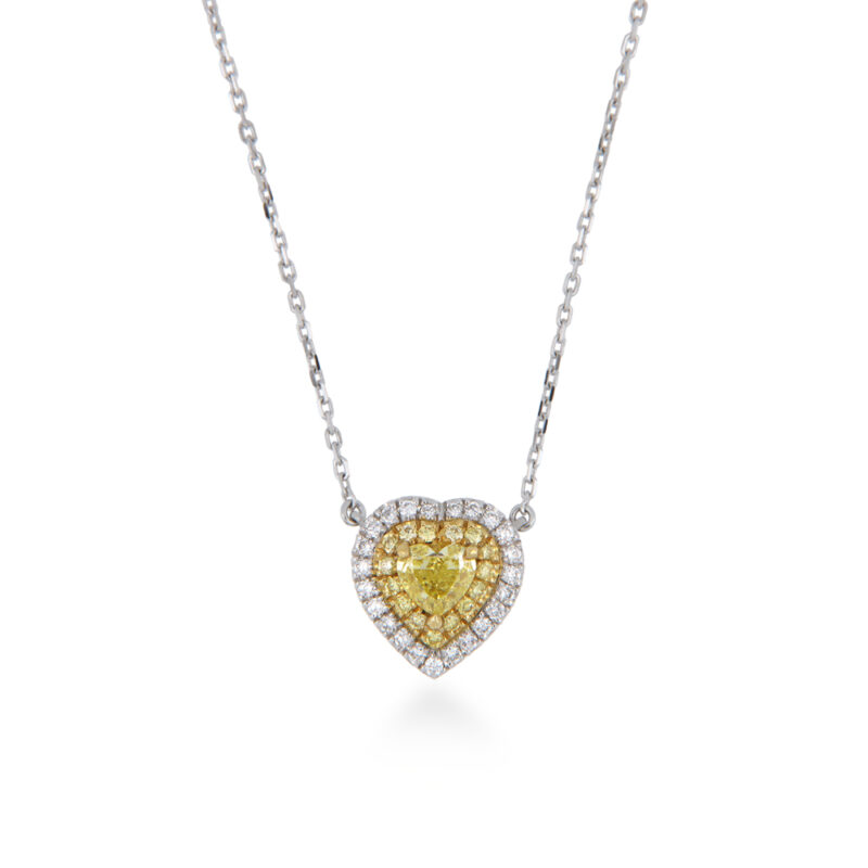 Fancy Yellow Diamond Pendant