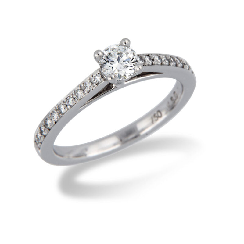 Diamond Set Engagement Ring