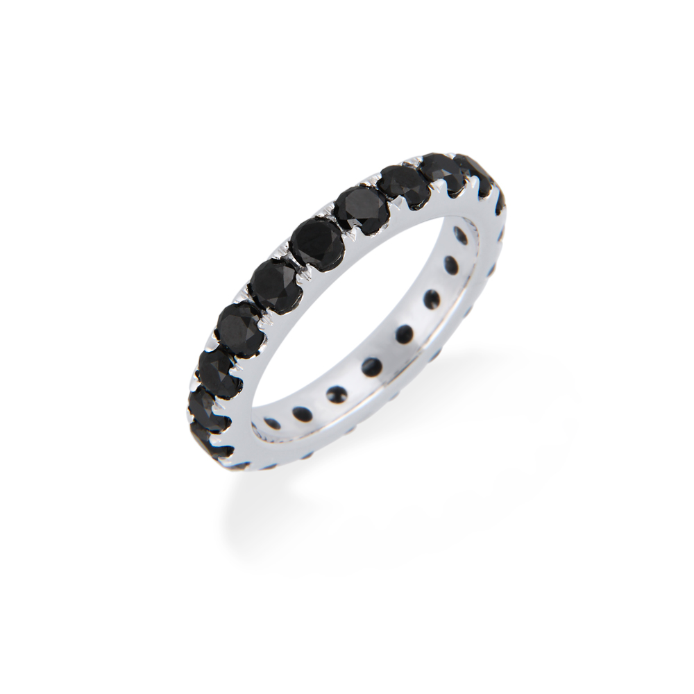 Black Diamond Eternity Ring