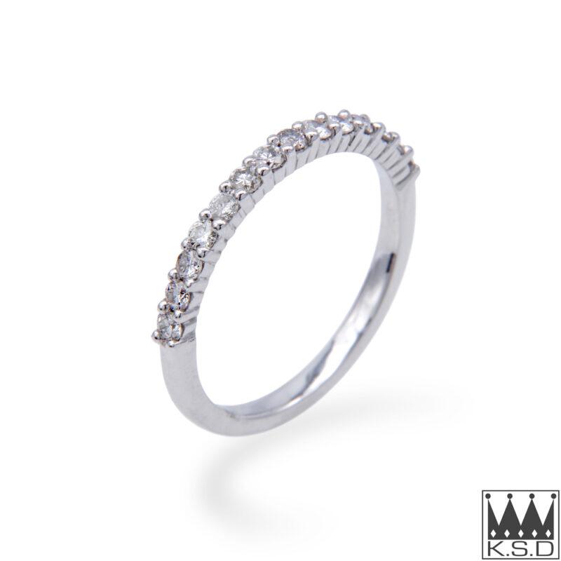 Half Eternity Diamond Ring