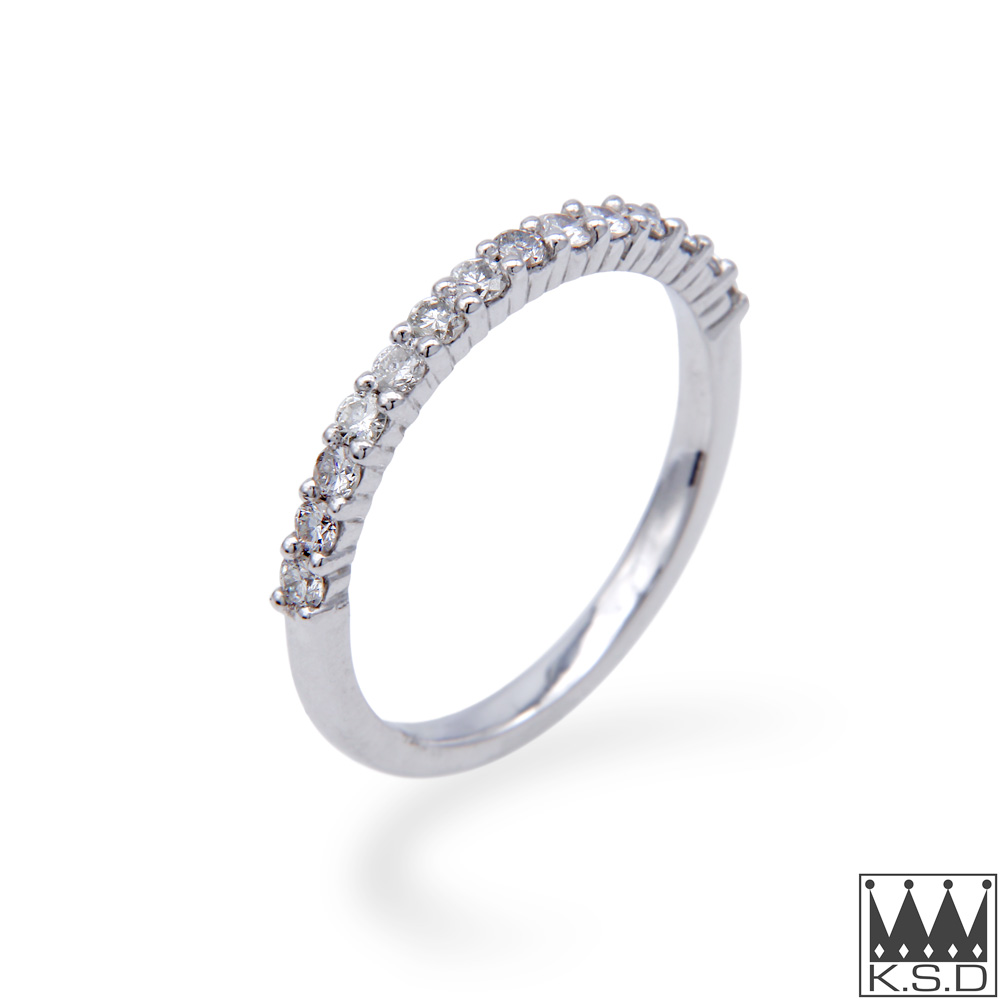 Half Eternity Diamond Ring
