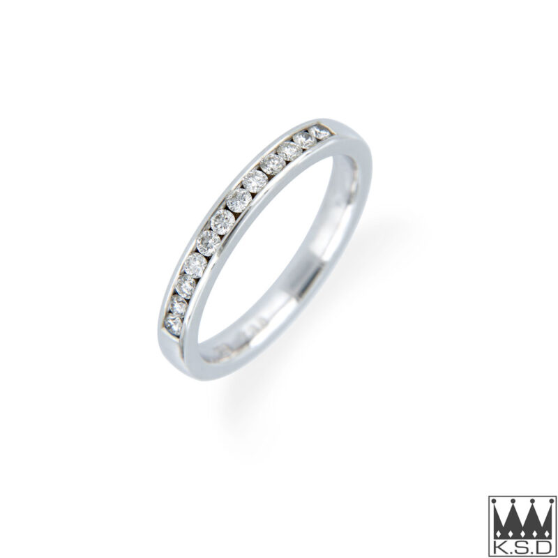 Channel Set Diamond Ring