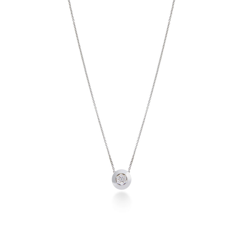 Diamond Set Pendant and Chain