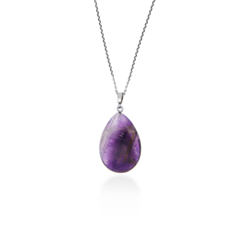 Amethyst Sterling Silver Pendant