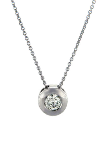 Diamond Bezel Pendant