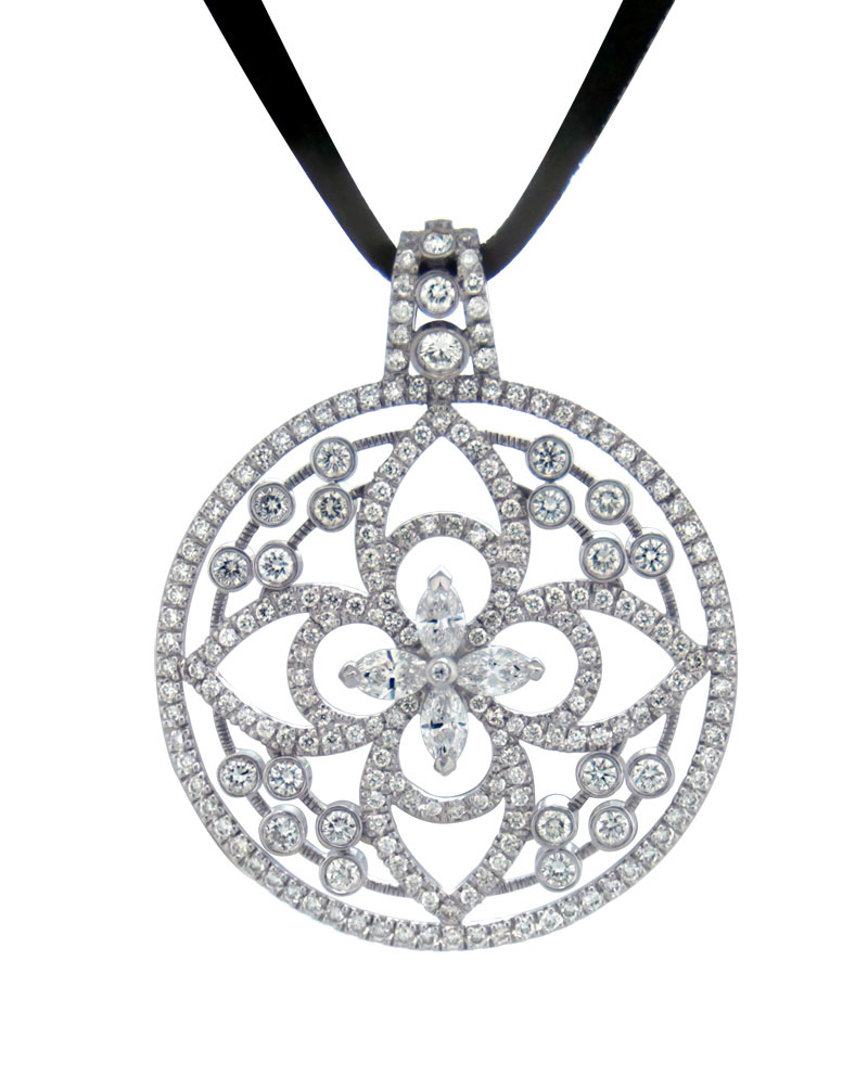 Diamond Geometric Pendant