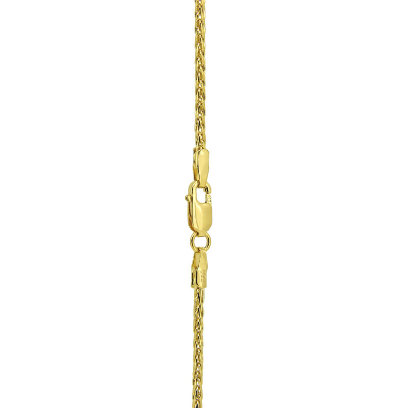 45cm 18ct Yellow Gold Wheat Chain