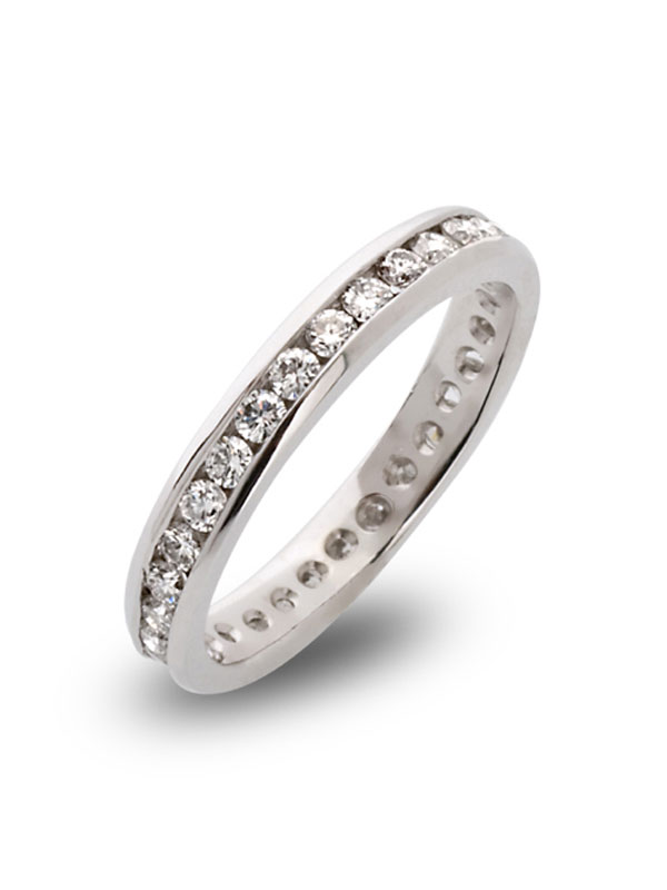 Channel Set Diamond Eternity Ring