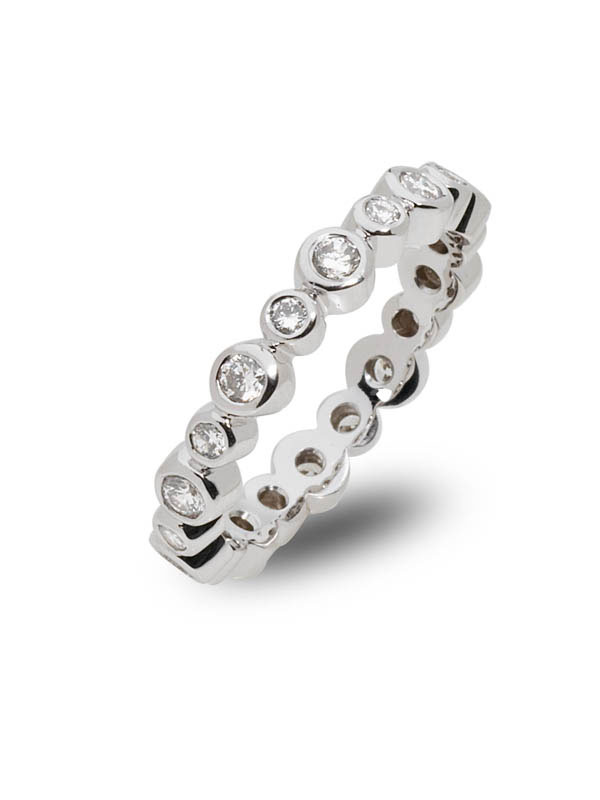 Bezel Set Diamond Eternity