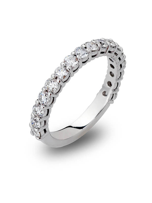 Claw Set Diamond Eternity Ring