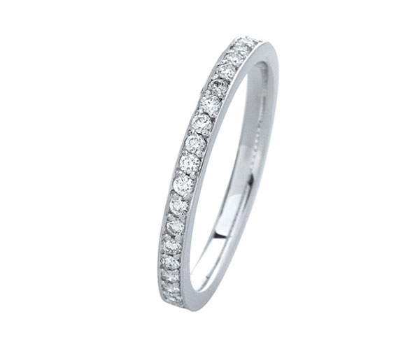 Pave Set Full Eternity Diamond Ring