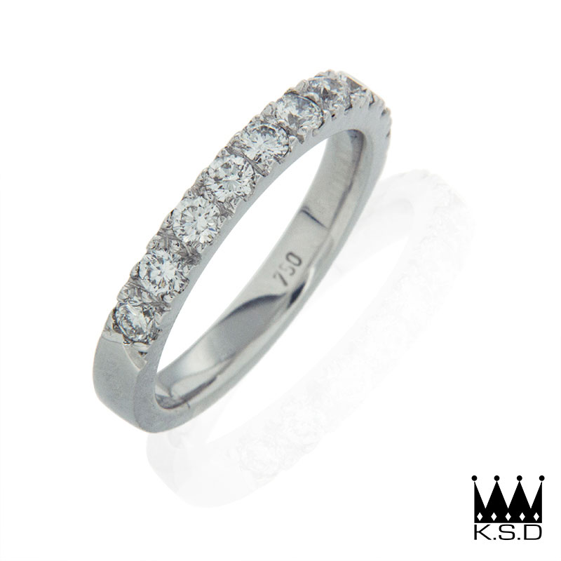 Half Eternity Diamond Ring