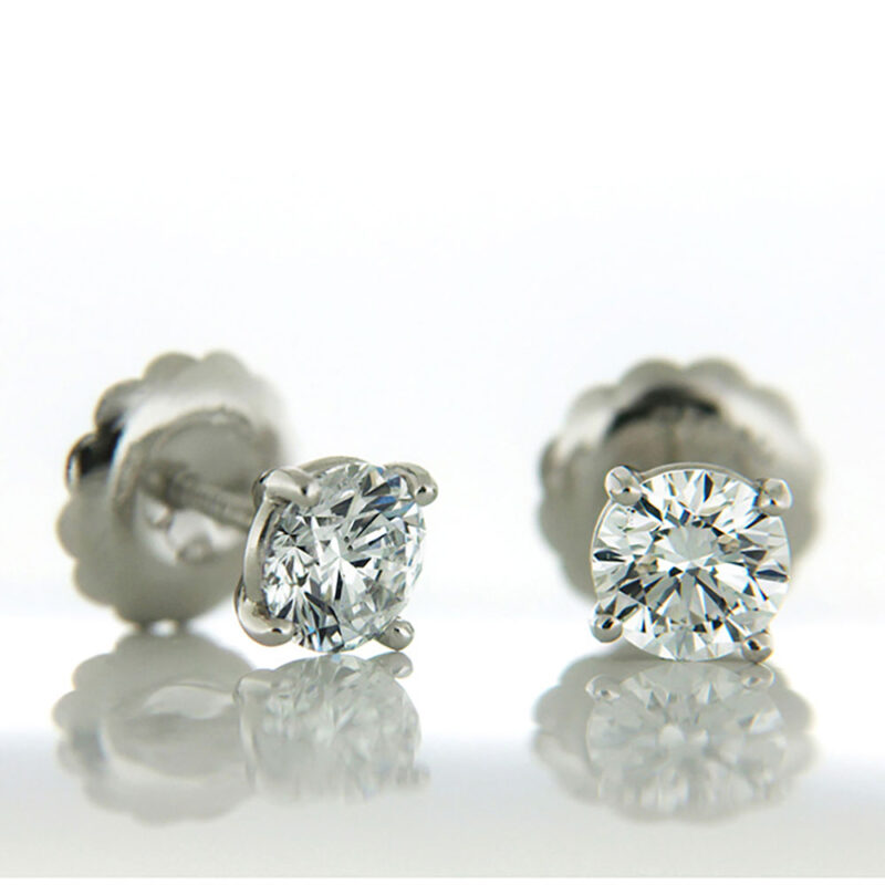 1ct Diamond Stud Earrings