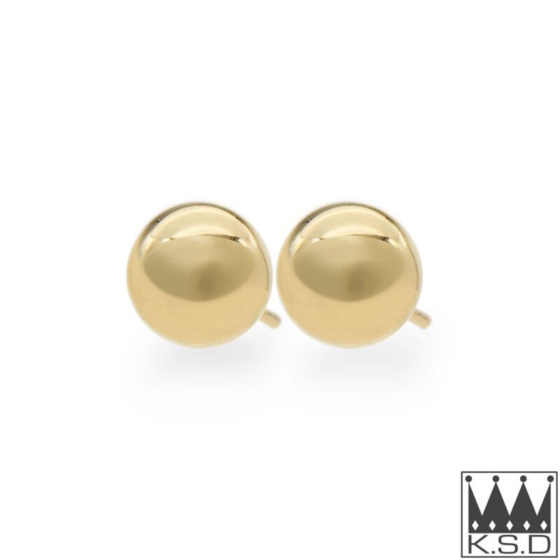 Gold Ball Earrings