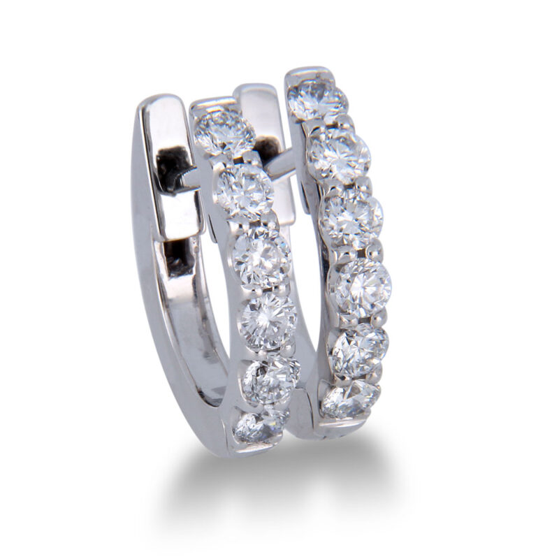 Lab Grown Diamond Set Huggy Earrings